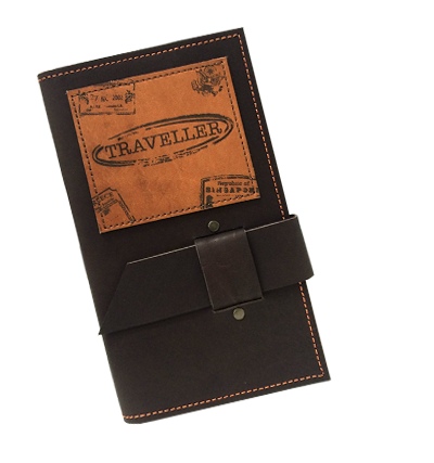 ПОРТМОНЕ ПУТЕШЕСТВЕННИКА "ПЕЧАТИ" КОНТРАСТ С ХЛЯСТИКОМ